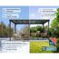 Pavillon 'Milano' anthrazit 309 x 309 cm Polycarbonat grau