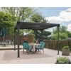 Pavillon 'Milano' anthrazit 309 x 309 cm Polycarbonat grau