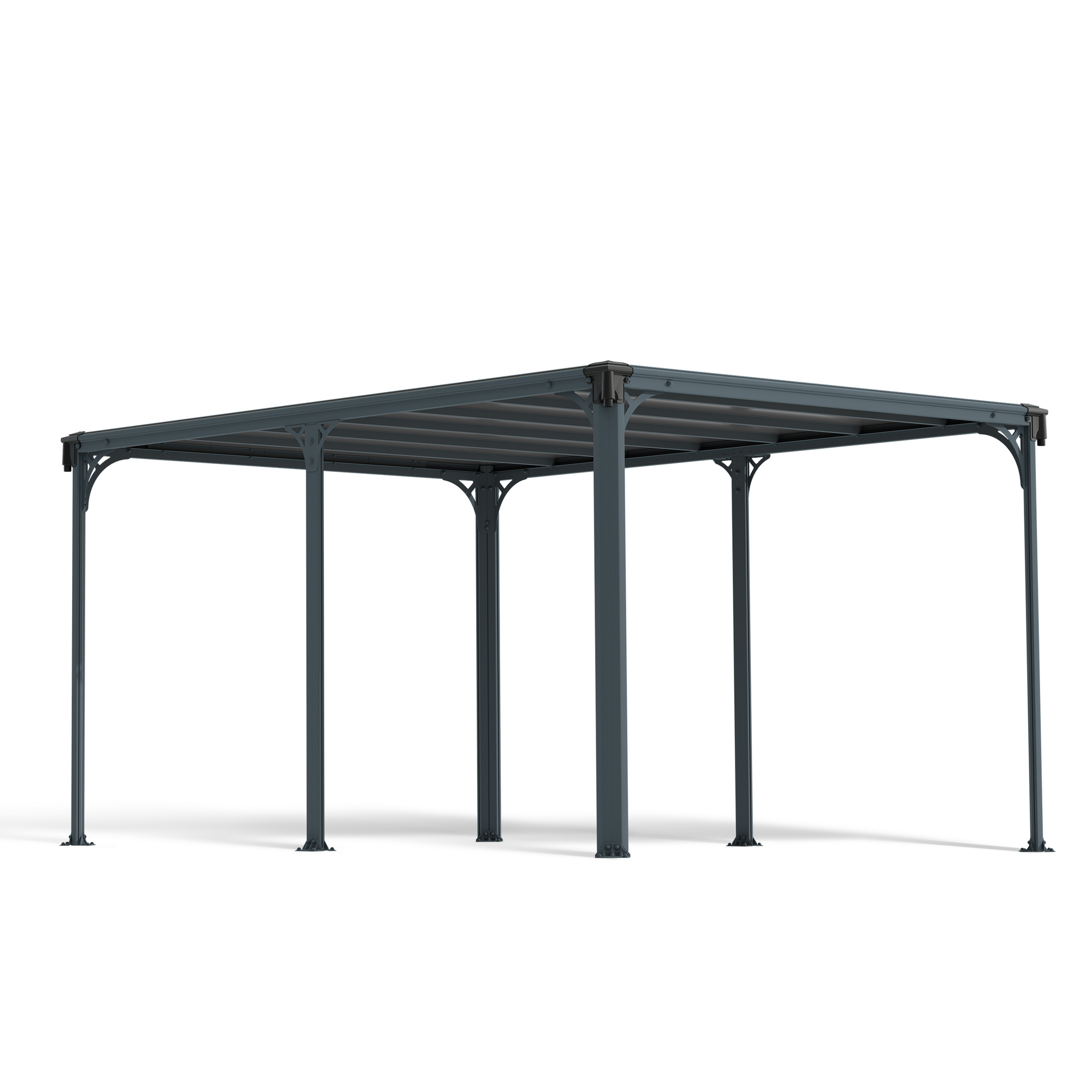 Pavillon 'Milano' anthrazit 309 x 426 cm Polycarbonat grau