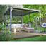 Pavillon 'Milano' anthrazit 309 x 426 cm Polycarbonat grau