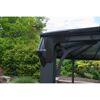 Pavillon 'Monaco' anthrazit 390 x 450 cm Polycarbonat grau