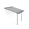 Terrassenüberdachung 'Sierra' anthrazit 295 x 314 cm Polycarbonat transparent