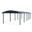 Doppelcarport 'Arcadia' anthrazit 359 x 1290 cm Polycarbonat grau