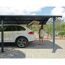 Doppelcarport 'Arcadia' anthrazit 359 x 1290 cm Polycarbonat grau