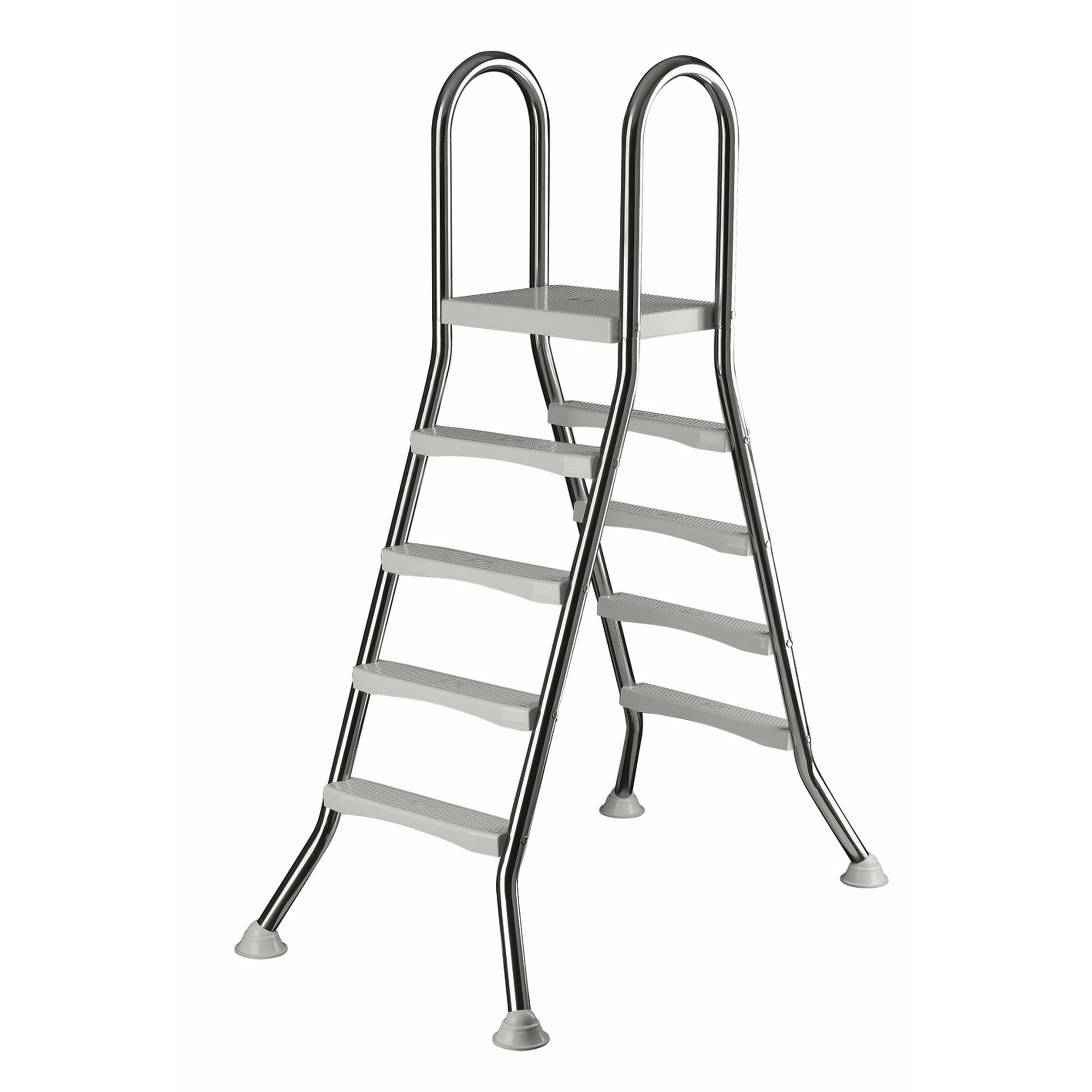 Hochbeckenleiter Edelstahl für 1,20 m Becken