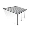 Terrassenüberdachung 'Sierra' anthrazit 295 x 619 cm Polycarbonat transparent