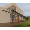Terrassenüberdachung' Feria' anthrazit 294 x 1220 cm Polycarbonat transparent