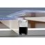 Terrassenüberdachung 'Feria' weiß 294 x 307 cm Polycarbonat transparent