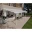 Terrassenüberdachung 'Feria' weiß 294 x 971 cm Polycarbonat transparent