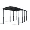 Caravan-Carport 'Alpine' anthrazit 359 x 863 cm Polycarbonat grau