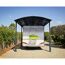 Caravan-Carport 'Alpine' anthrazit 359 x 435 cm Polycarbonat grau