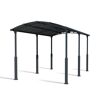 Caravan-Carport 'Alpine' anthrazit 359 x 649 cm Polycarbonat grau