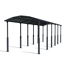 Caravan-Carport 'Alpine' anthrazit 359 x 1290 cm Polycarbonat grau