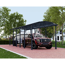 Caravan-Carport 'Alpine' anthrazit 359 x 1290 cm Polycarbonat grau