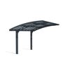 Einzelcarport 'Arizona Breeze' anthrazit 289 x 495 cm Polycarbonat grau