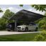 Doppelcarport 'Arizona Wave'  578 x 495 cm Polycarbonat grau