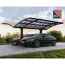 Doppelcarport 'Arizona Wave'  578 x 495 cm Polycarbonat grau