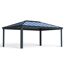 Einzelcarport 'Colorado' anthrazit 422 x 607 cm Polycarbonat grau