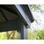 Einzelcarport 'Colorado' anthrazit 422 x 483 cm Polycarbonat grau
