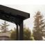 Doppelcarport 'Sydney Wings' schwarz 572 x 586 cm Polycarbonat grau