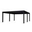 Einzelcarport 'Oslo' schwarz 607,5 x 596,5 cm Polycarbonat grau