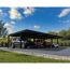 Vierercarport 'Oslo' schwarz 1197,5 x 596,5 cm Polycarbonat grau