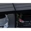 Dreiercarport 'Oslo' schwarz 901 x 596,5 cm Polycarbonat grau