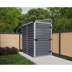 Kunststoff-Gerätehaus 'Skylight' 118 x 175 cm Polycarbonat grau