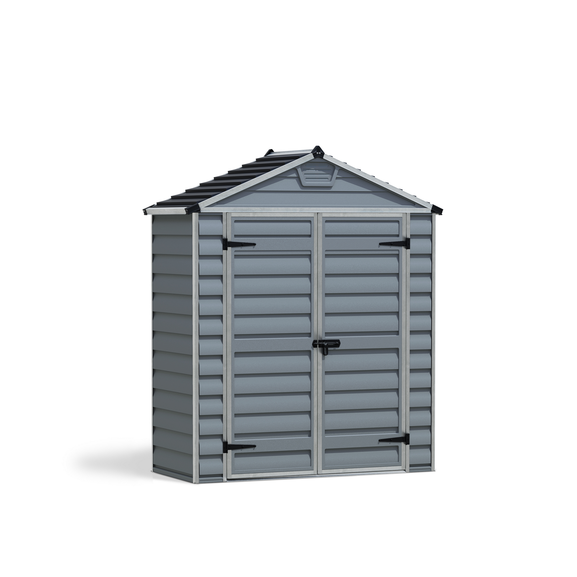 Kunststoff-Gerätehaus 'Skylight' 185 x 90 cm Polycarbonat grau