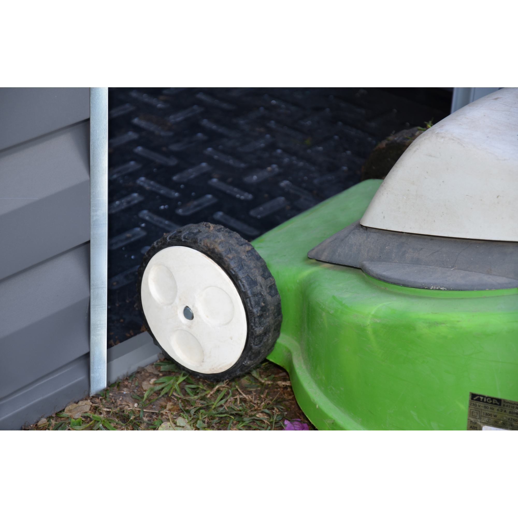 Kunststoff-Gerätehaus 'Skylight' 121 x 177 cm Polycarbonat grau