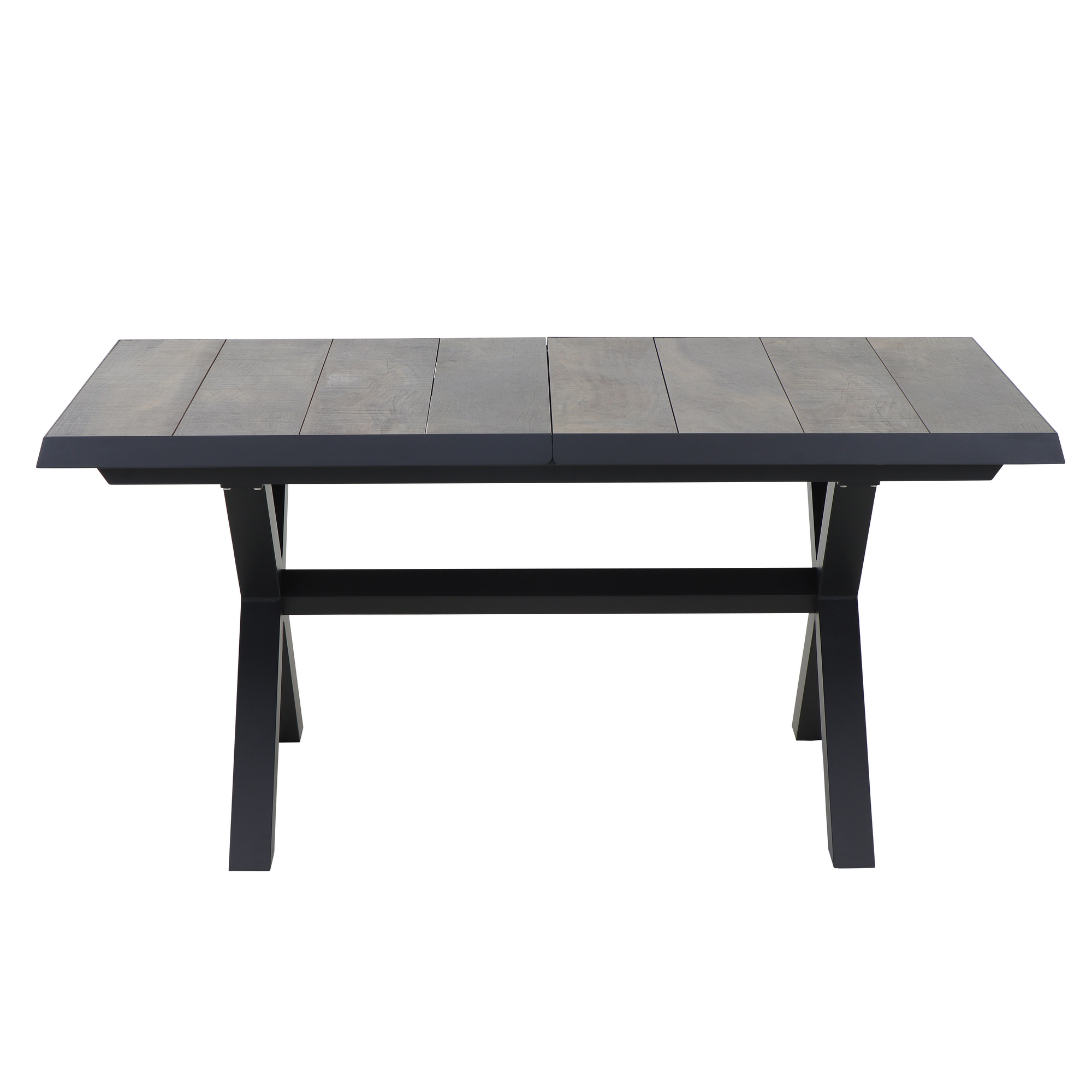 Ausziehtisch 'Sincro' anthrazit 160/200 x 90 cm