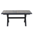 Ausziehtisch 'Sincro' anthrazit 160/200 x 90 cm