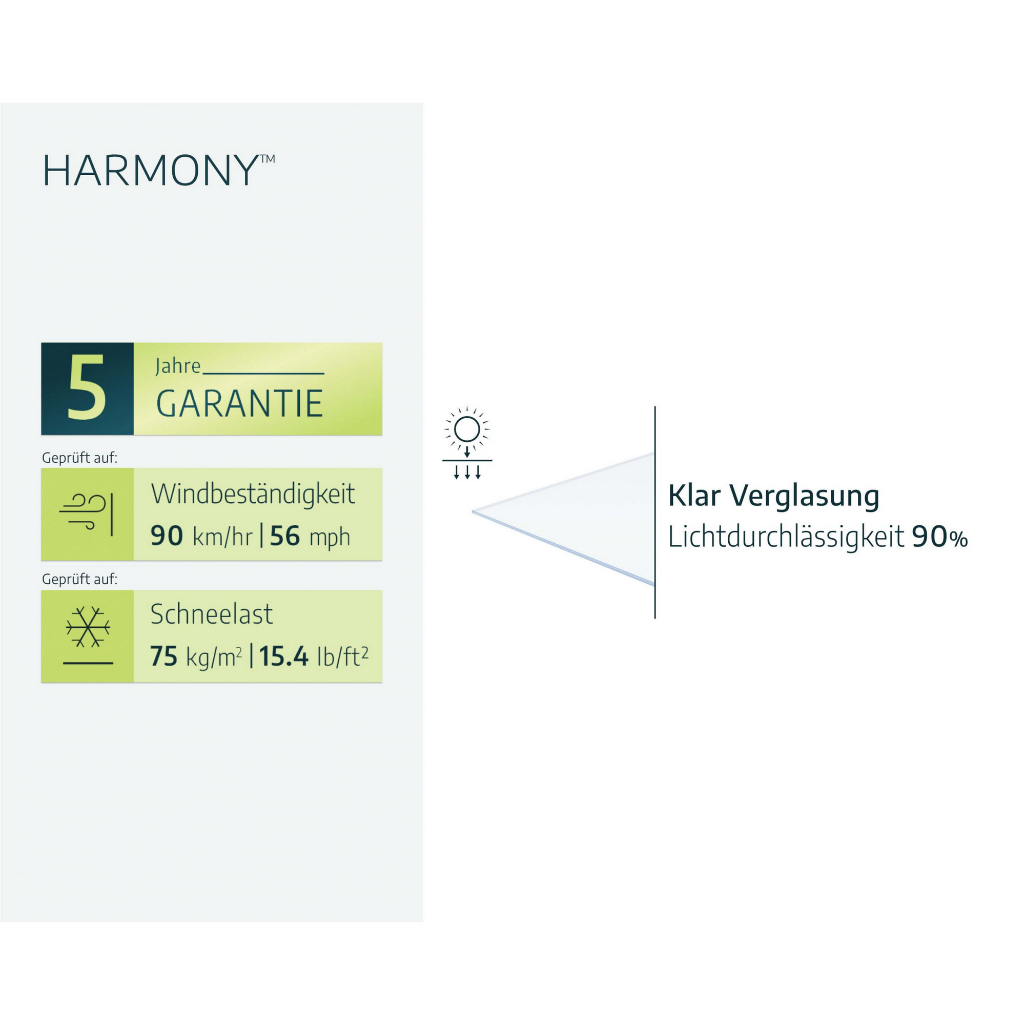 Palram-Canopia Gewächshaus 'Harmony' 18...