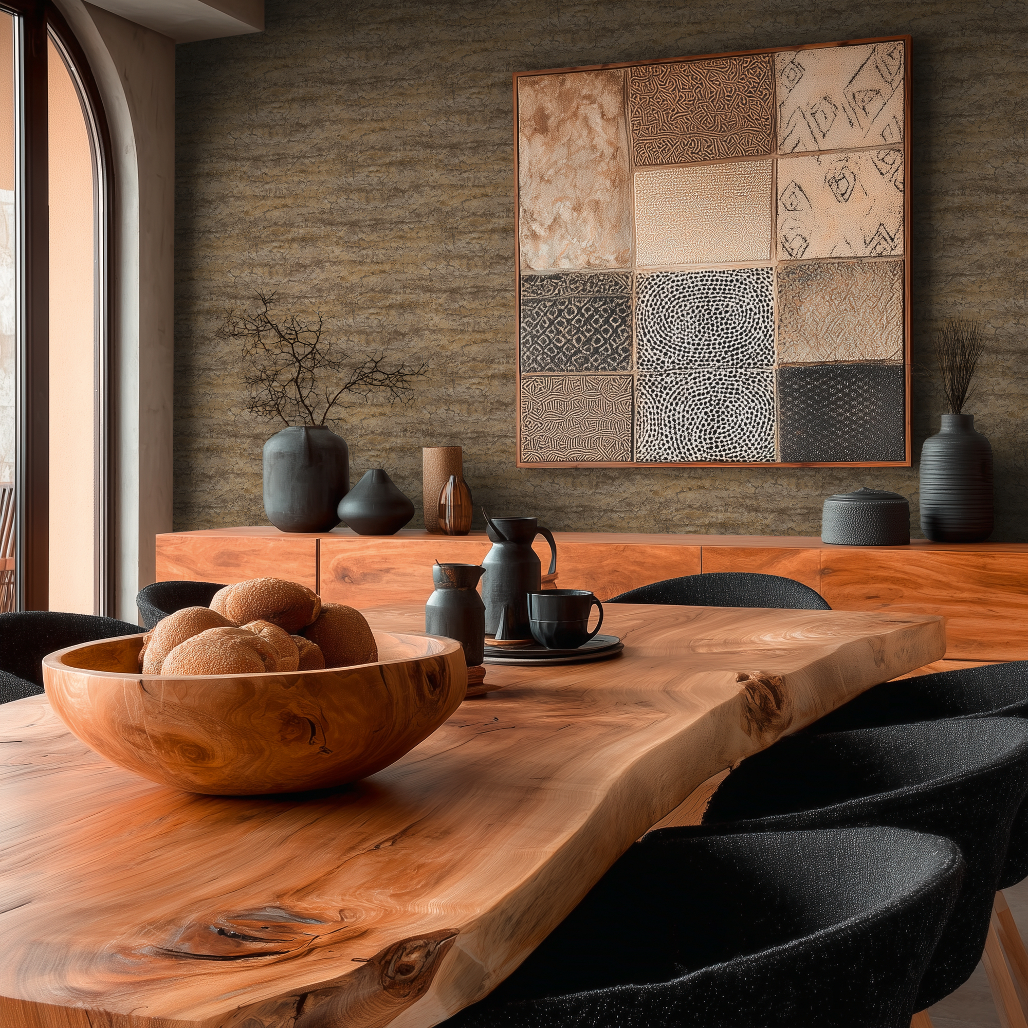 Vliestapete 'Metropolitan Stories Vibes & Styles' Stein braun 10,05 x 0,53 m