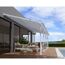 Terrassenüberdachung 'Olympia' weiß 294 x 980 cm Polycarbonat transparent