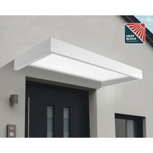 Vordach 'Sophia' weiß 95 x 215 cm Acrylglas opalweiß