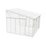Wintergarten 'Sanremo' weiß 380 x 435 cm Polycarbonat transparent