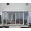 Wintergarten 'Sanremo' weiß 380 x 435 cm Polycarbonat transparent