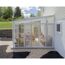 Wintergarten 'Sanremo' weiß 380 x 435 cm Polycarbonat transparent