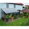 Wintergarten 'Sanremo' anthrazit 294 x 435 cm Polycarbonat transparent