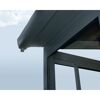 Wintergarten 'Sanremo' anthrazit 294 x 435 cm Polycarbonat transparent