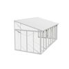 Wintergarten 'Sanremo' weiß 294 x 556 cm Polycarbonat transparent