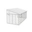 Wintergarten 'Sanremo' weiß 294 x 556 cm Polycarbonat transparent