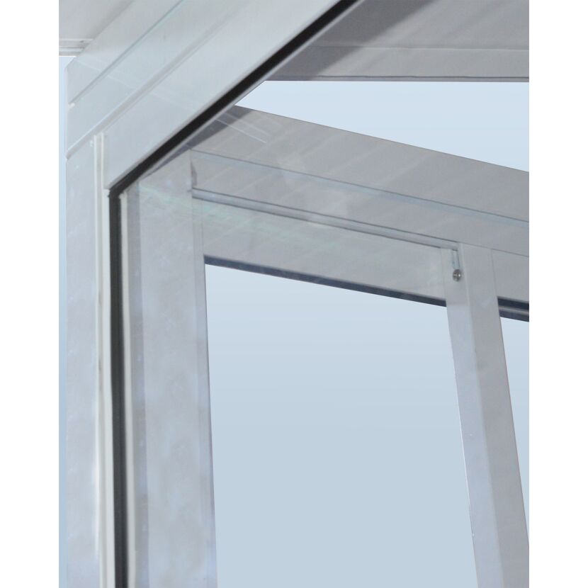 Wintergarten 'Sanremo' weiß 294 x 556 cm Polycarbonat transparent