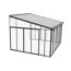 Wintergarten 'Sanremo' anthrazit 380 x 435 cm Polycarbonat transparent