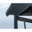 Wintergarten 'Sanremo' anthrazit 380 x 435 cm Polycarbonat transparent
