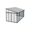 Wintergarten 'Sanremo' anthrazit 294 x 556 cm Polycarbonat transparent