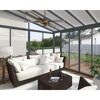 Wintergarten 'Sanremo' anthrazit 294 x 556 cm Polycarbonat transparent