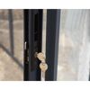 Wintergarten 'Sanremo' anthrazit 294 x 314 cm Polycarbonat transparent