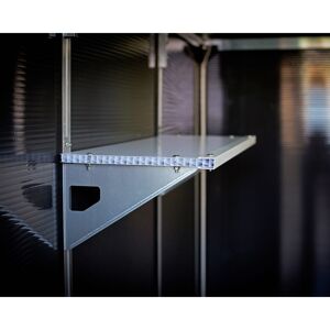 Regalset für Gerätehaus SkyLight und Rubicon silber/weiß 30,5 x 84,7 cm